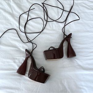 PUBLIC DESIRE WRAP HEELS